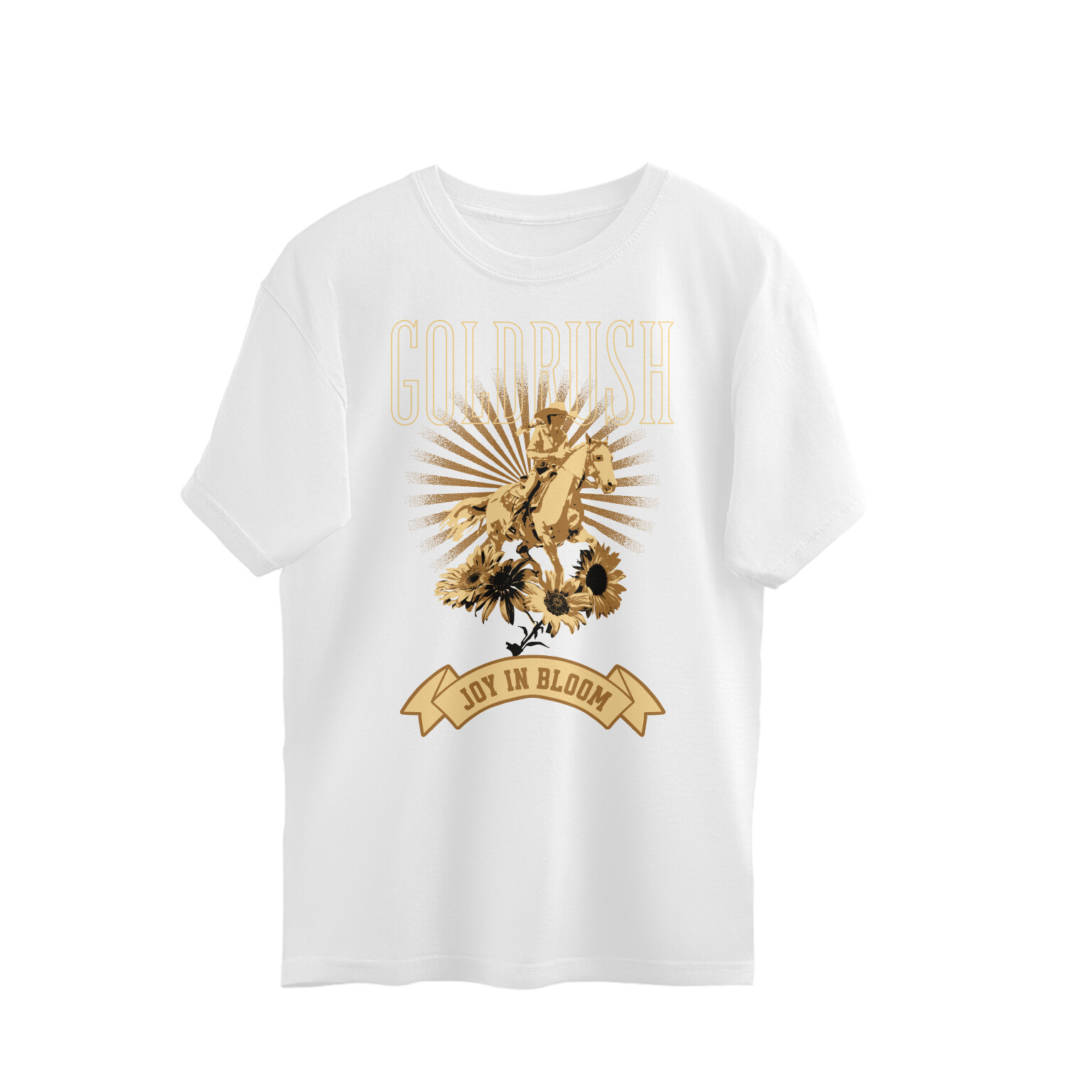 Goldrush Bloom Graphic Tee - Image 3